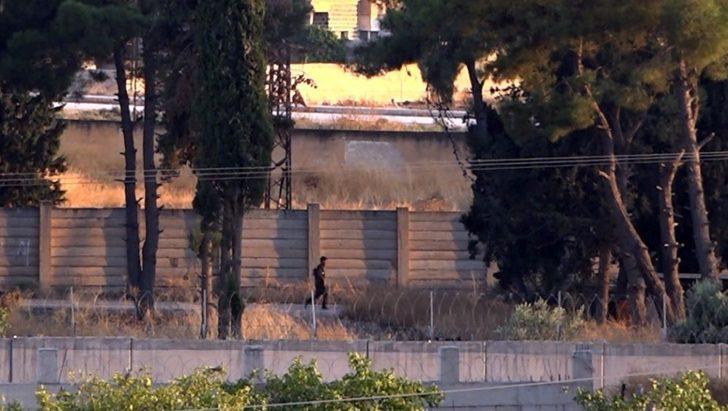 Suriye sınırında YPG'li tertöristler böyle görüntülendi!  G2