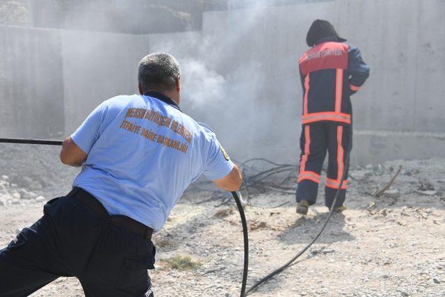 Tarsus Hayvan Parkı’nda yangın tatbikatı