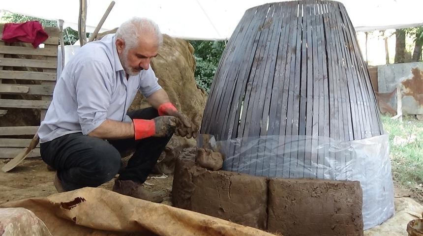 Muş&rsquo;ta seyyar tandır &uuml;retti