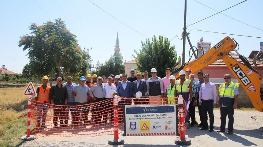 Başkan Kalaycı: “Atatürk Mahallesine doğalgaz hayırlı olsun”