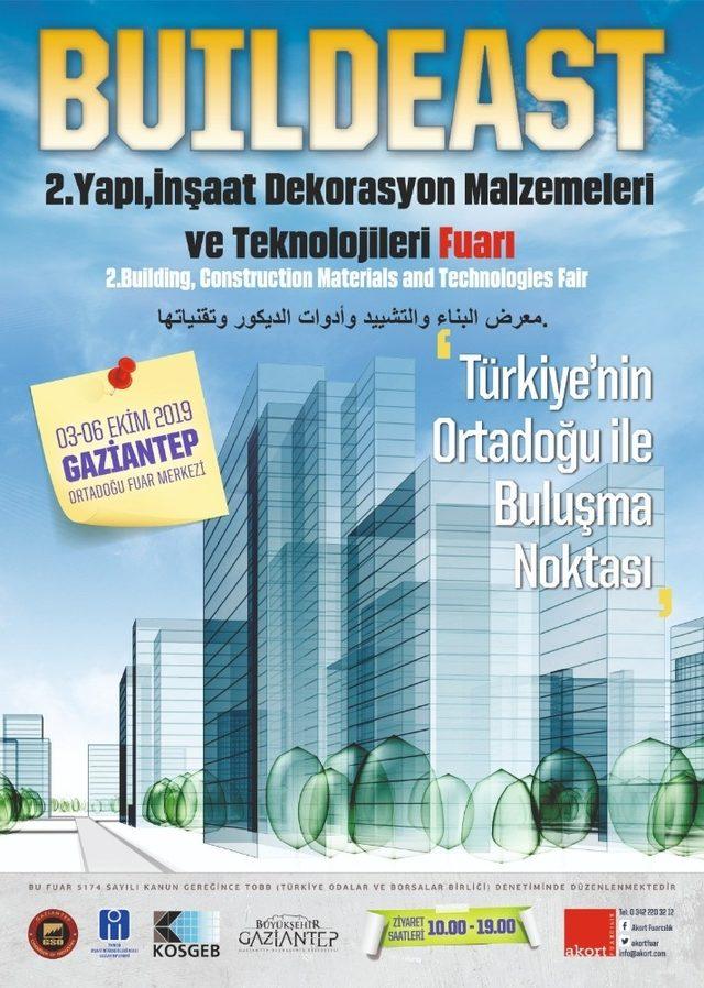 Türkiye ve Ortadoğu yapı sektörü Gaziantep’te buluşuyor