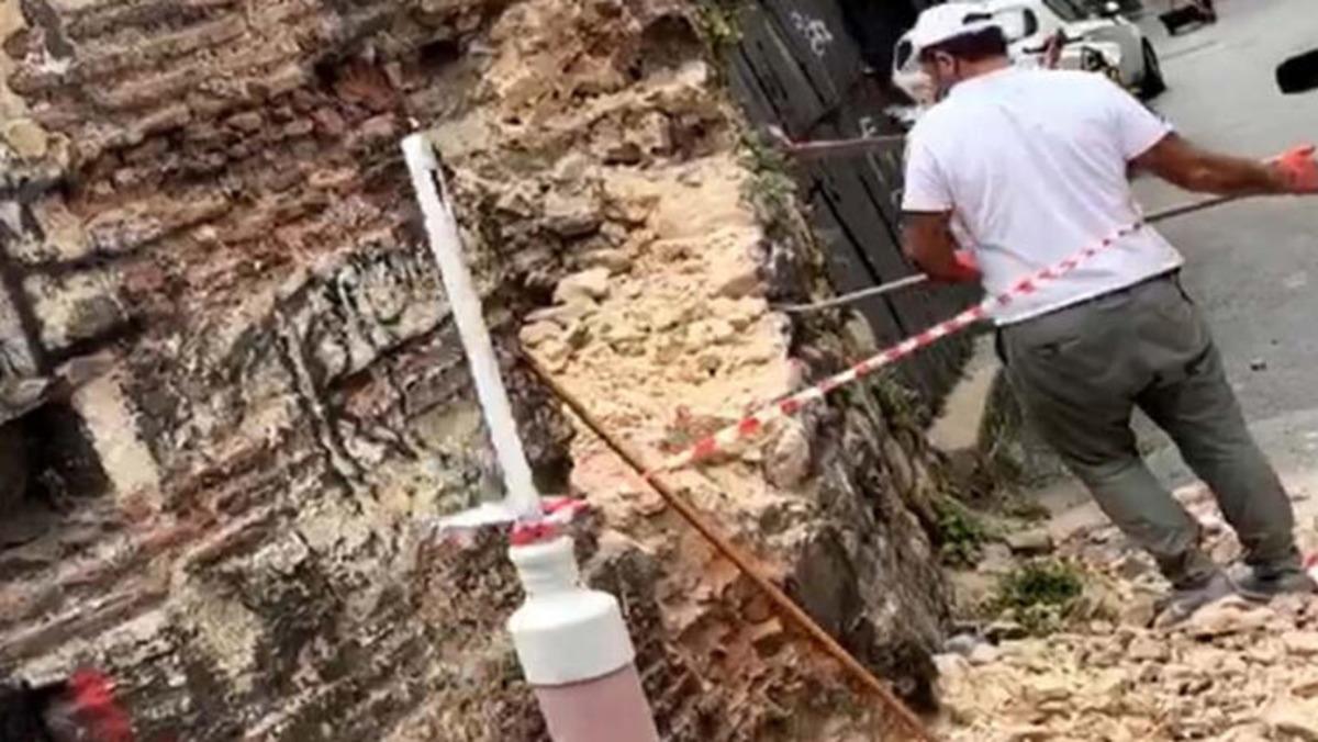 İstanbul'da tepki &ccedil;eken g&ouml;r&uuml;nt&uuml;! Mimar Sinan'ın 451 yıllık eseri yıkılıyor mu?