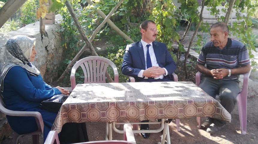 Kaymakam Erdemir: "Devlet, şehit ailelerimizin her zaman yanında"