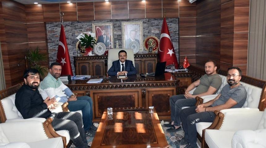 Kaymakam Doğramacı gazetecilerle bir araya geldi