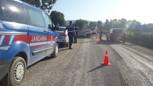 Sinop’ta trafik kazası: 1 yaralı