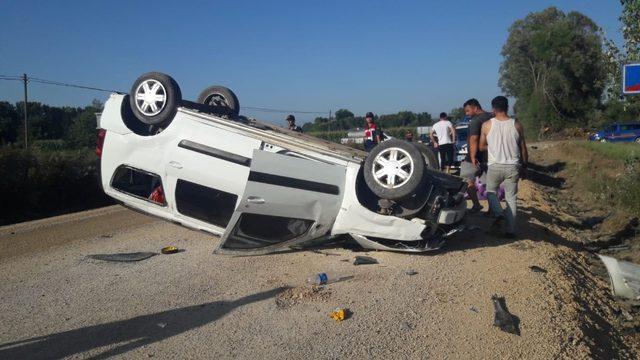 Sinop’ta trafik kazası: 1 yaralı