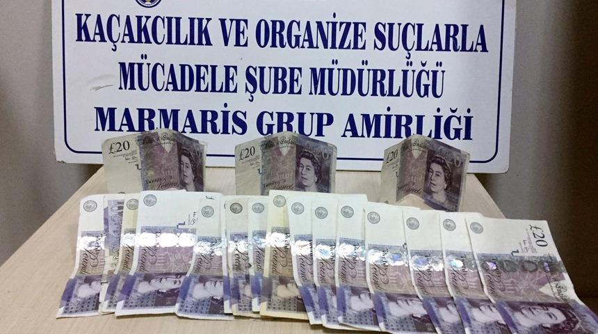 Marmaris'te esnafı sahte sterlinle dolandıran 7 turist yakalandı