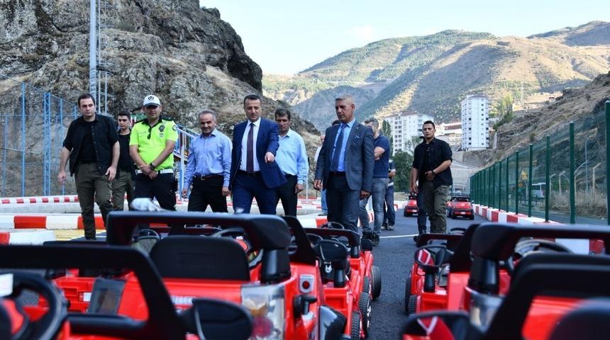 Gümüşhane’de Çocuk Trafik Eğitim Parkı tamamlandı