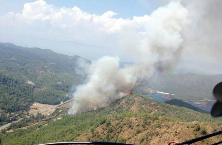 Marmaris'te orman yangını!  G2