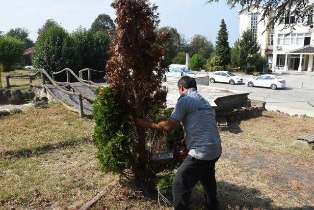 Düzce’de peyzaj düzenlemesi