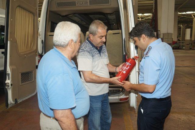 Nevşehir’de okul servisleri denetimden geçti