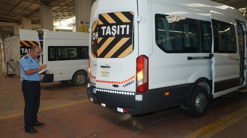 Nevşehir&rsquo;de okul servisleri denetimden ge&ccedil;ti