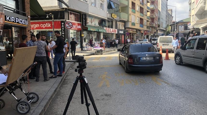 Yayalara yol vermeyen sürücülere ceza