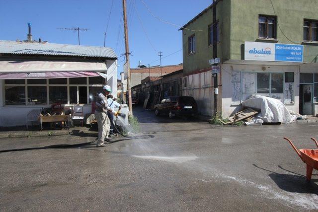 Bayburt Belediyesinden yoğun mesai