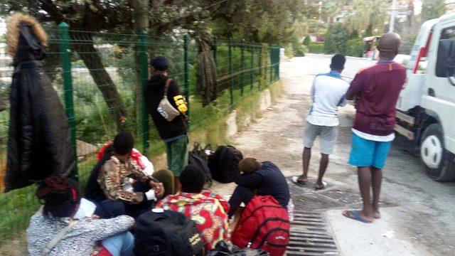 Kaçamadan yakalandılar