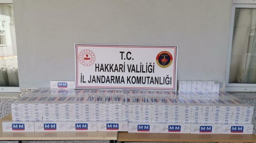 Hakkari&rsquo;de 5 bin paket ka&ccedil;ak sigara ele ge&ccedil;irildi