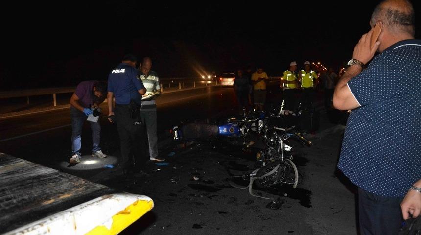 Dalaman&rsquo;da motosiklet kazası; 2 &ouml;l&uuml;