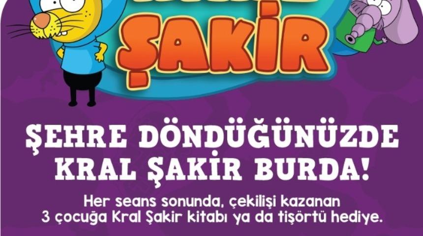 Kral Şakir, 39 Burda AVM&rsquo;de miniklerle buluşuyor