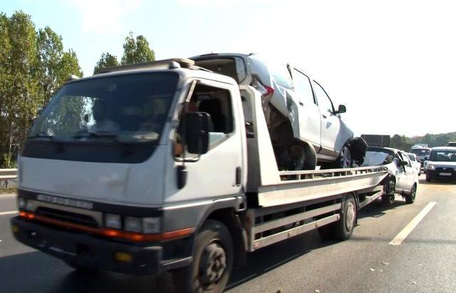 TEM Otoyolu’nda zincirleme trafik kazası