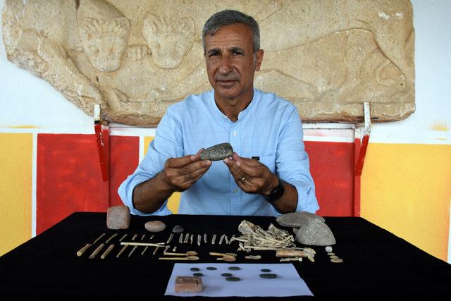 Assos ta 7 bin yıllık granit taş balta bulundu 1