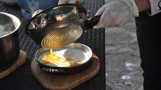 Trabzon kuymağına rakip kakışlı kuymak