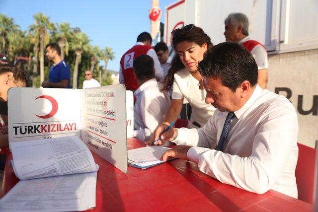 Başkan Aras’dan anlamlı hareket