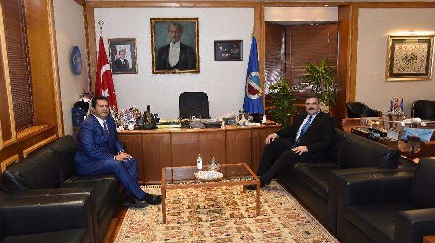 Eskişehir Cumhuriyet Başsavcısı İrcal, Rekt&ouml;r &Ccedil;omaklı&rsquo;yı ziyaret etti