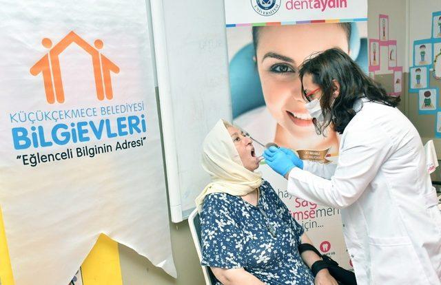 Küçükçekmece’de ücretsiz diş taraması başladı