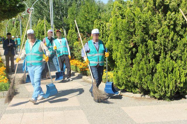 32 bin 500 kilometrekarelik alan hükümlüler tarafından temizlendi