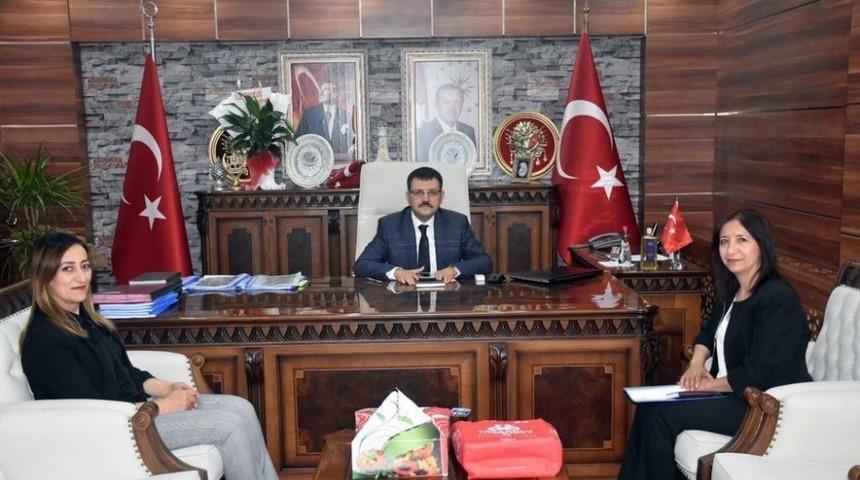 ADEM yetkililerinden Kaymakam Doğramacı&rsquo;ya ziyaret