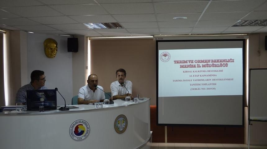 Salihli’de hibe destekleri anlatıldı