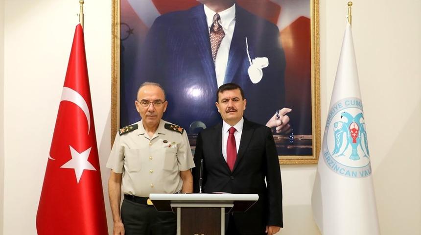 Korgeneral &Ouml;ngay&rsquo;dan Vali Ali Arslantaş&rsquo;a ziyaret