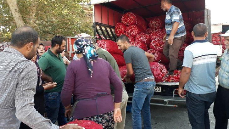 İslahiye’de salçalık biber tezgahtaki yerini aldı G1