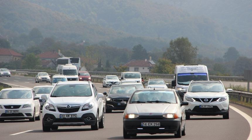 Düzce’de araç sayısı 111 bin 26 oldu