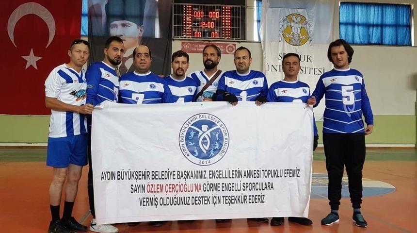 Aydın Büyükşehir Belediyespor Goalball Takımı, Aydın’ı temsil etti