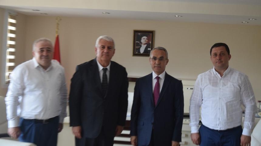 İESOB&rsquo;dan Aliağa Kaymakamı Tekin&rsquo;e ziyaret