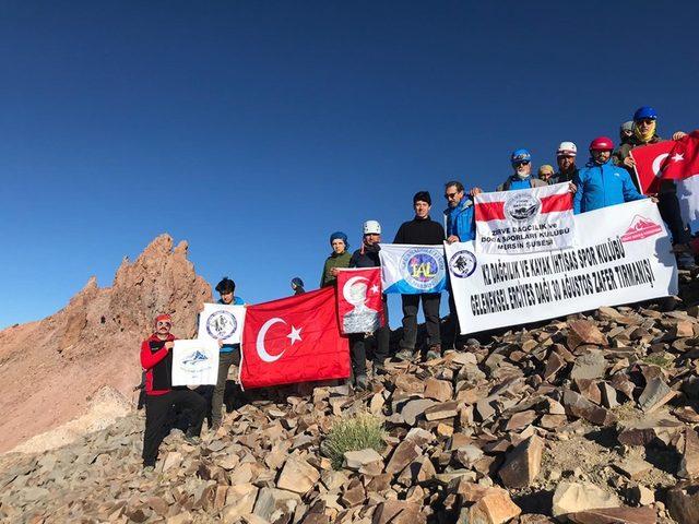 30 Ağustos Zafer Bayramı Erciyes Tırmanışı yapıldı