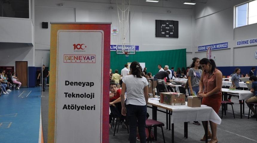 Edirne Gen&ccedil;lik Merkezi Deneyap At&ouml;lyesi Tasarım-&Uuml;retim proje şenliği