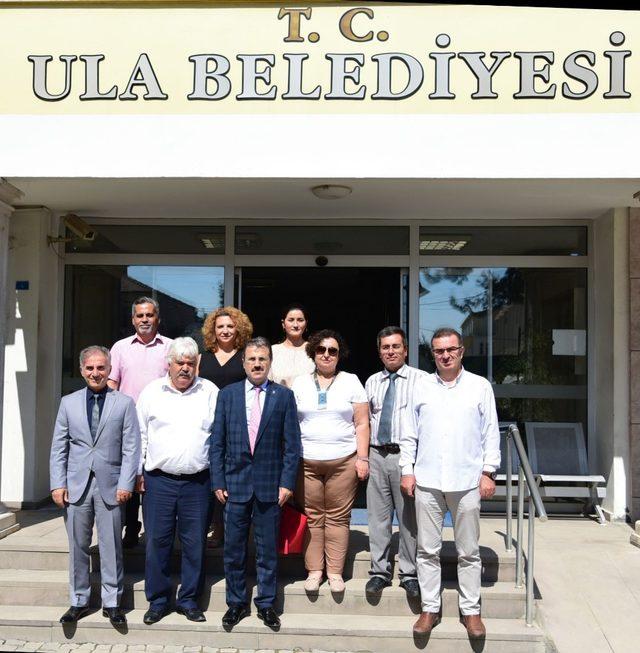 Üniversite yönetiminden Ula Belediye Başkanı Akkaya’ya ziyaret