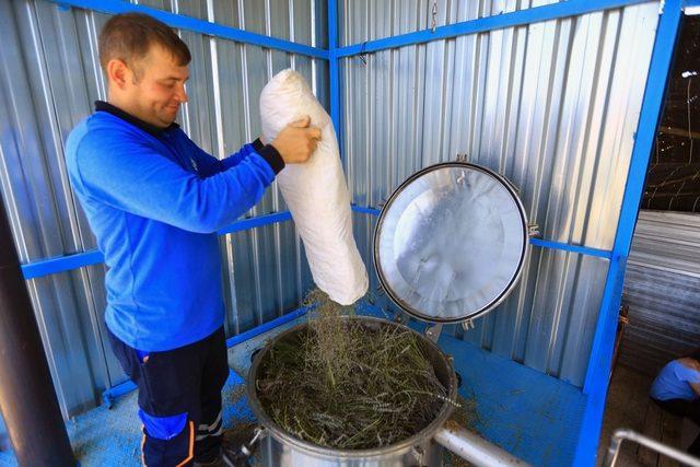 Büyükşehir’den Tıbbi-Aromatik bitki üreticilerine Distilasyon hizmeti