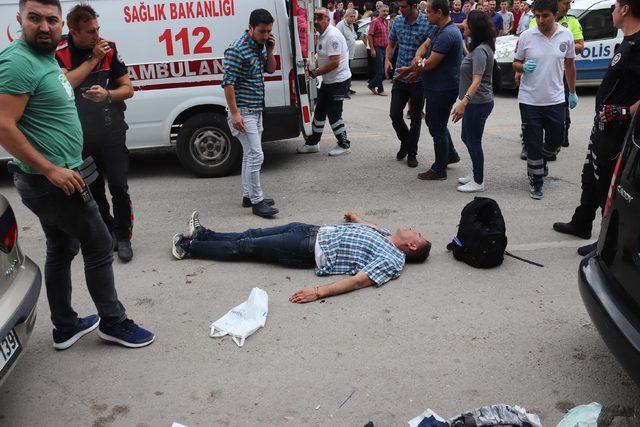 Bıçaklanan kadını ölümden kurtaran esnaf: Can kurtarmak varken görüntüyle işimiz yok