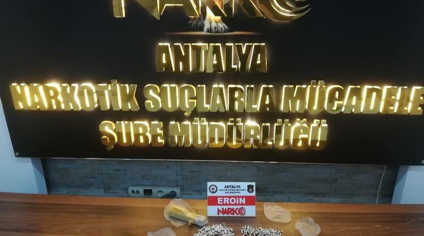 Antalya’da uyuşturucu operasyonu