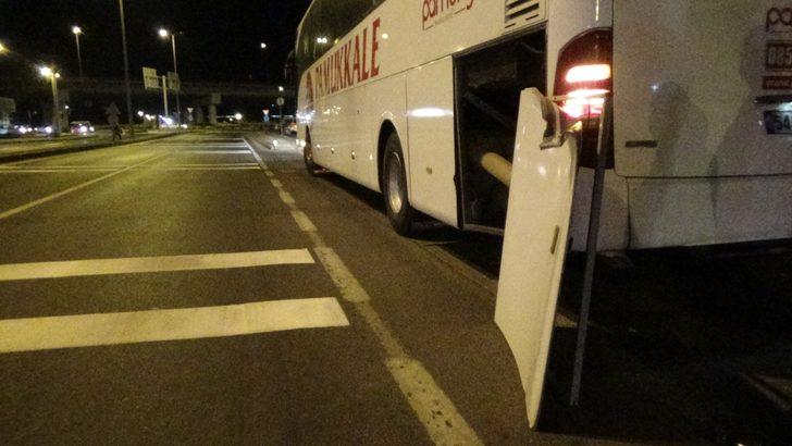 Hırsını alamayan sürücü önce otobüse sonra motosiklete çarpıp kaçtı G3