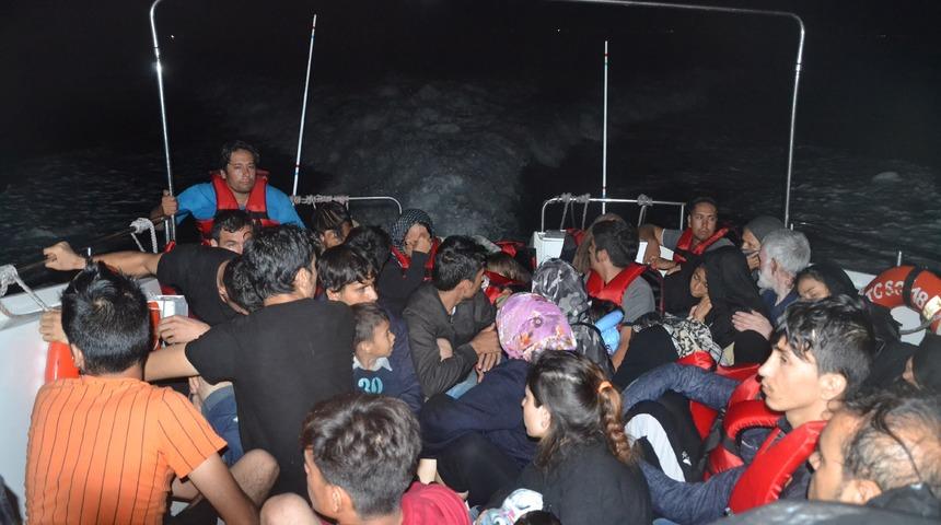 İzmir&rsquo;de 72 ka&ccedil;ak g&ouml;&ccedil;men yakalandı