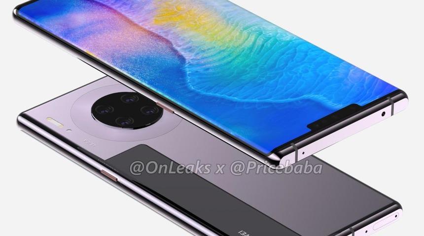 Huawei Mate 30 Pro render g&ouml;rselleri ile karşımıza &ccedil;ıktı 