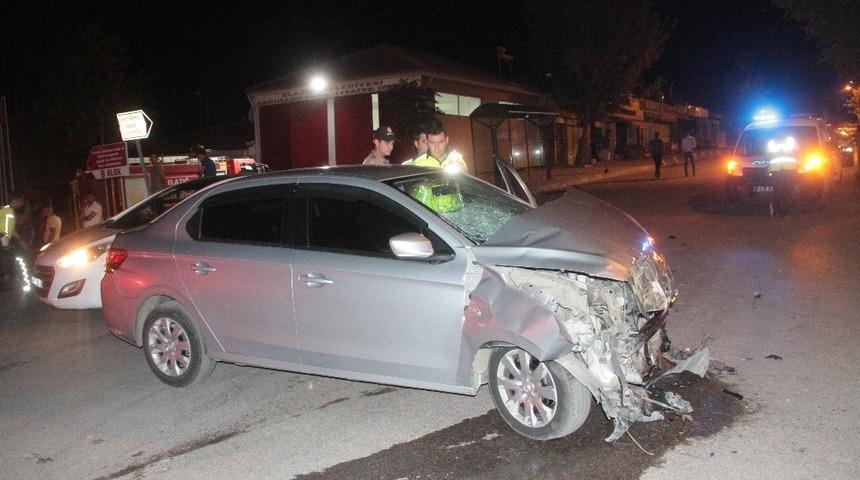 Elazığ’da trafik kazası:1 yaralı