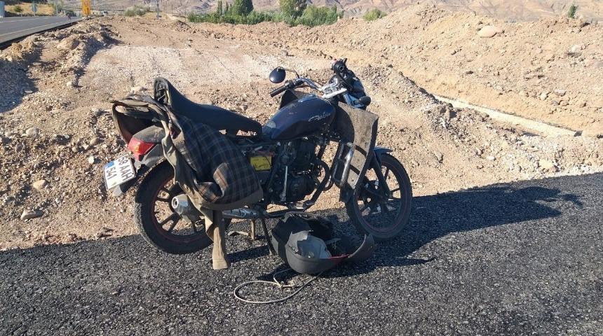 Motosiklet kazası 1 yaralı