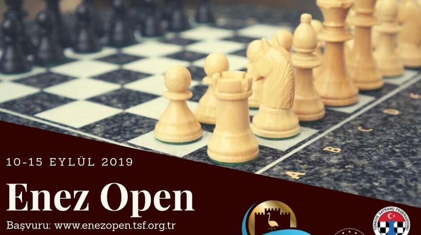 Enez Uluslararası A&ccedil;ık Satran&ccedil; Turnuvası başlıyor