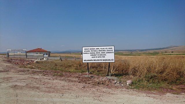 Aslanapa’da hububat alım merkezi oluşturuldu