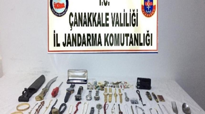 Lapseki&rsquo;de hırsızlık zanlısı tutuklandı